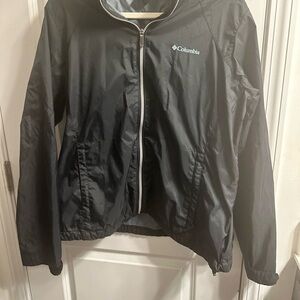 Men’s Columbia Black Windbreaker Jacket